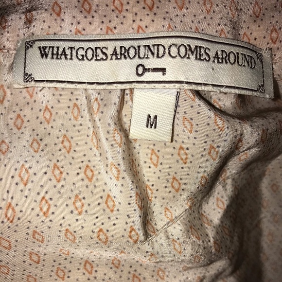 ‘What goes around comes around’ silk dress/blouse - Picture 4 of 4